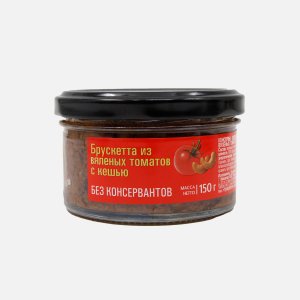 Брускетта Оливатека из вяленых томатов с кешью ст/б 150г