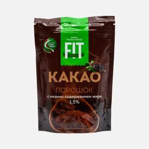 Какао порошок ФитФил обезжиренный пл/уп 150г