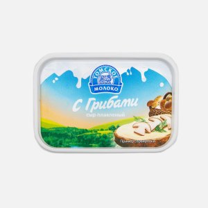 Сыр Томское молоко плавленый с грибами 65% пл/ванна 180г
