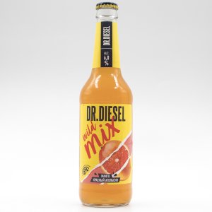 Напиток пивной Доктор Дизель Манго и Красный Апельсин пастеризованный 6,0% ст/б 0,45л