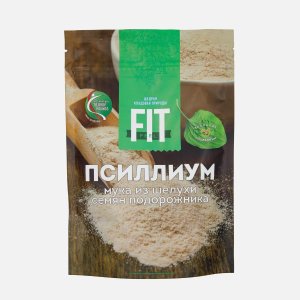 Мука ФитФил Псиллиум из шелухи семян подорожника пл/уп 150г