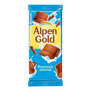 Шоколад Альпен Гольд молочный 85г