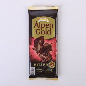 Шоколад Альпен Гольд горький 70% какао 85г