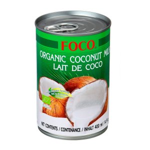 Молоко кокосовое Фоко органическое 10-12% ж/б 400мл