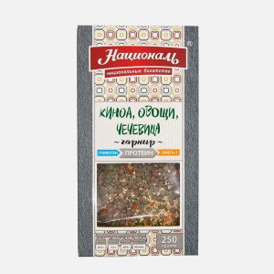 Смесь Националь Киноа/овощи/чечевица к/к 250г