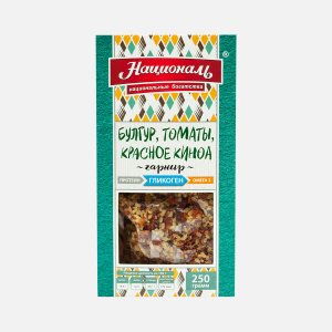 Булгур/томаты/красное киноа Националь к/к 250г