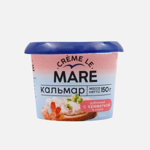 Кальмар рубленый Балтийский Берег Крем Ле Маре с креветкой в соусе 150г
