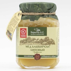 Мед Берестов Башкирхан липовый ст/б 200г