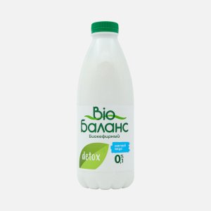 Напиток кисломолочный БиоБаланс Кефирный обогащенный 0% пл/бут 930г