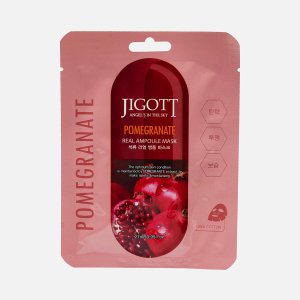 Маска Джиготт д/лица тканевая с экстрактом граната 27мл
