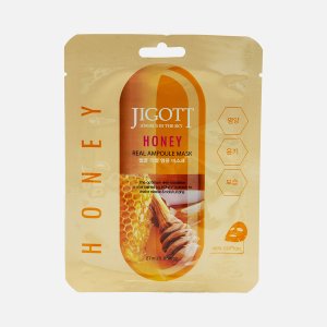 Маска Джиготт д/лица тканевая ампульная с экстрактом меда 27мл