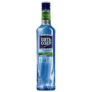 Водка Пять Озер Органик Фильтрация 40% ст/б 0,5л