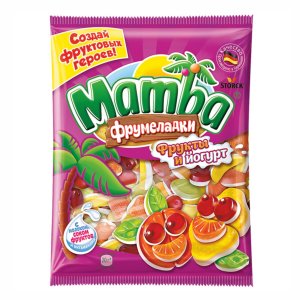 Мармелад Мамба Фрумеладки Фрукты и йогурт 140г