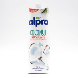 Напиток Алпро кокосовый без сахара обогащенный кальцием и витаминами 1л