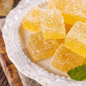 Мармелад нарезной вкус Ананаса вес