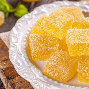 Мармелад нарезной вкус Лимона вес