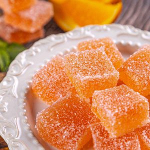 Мармелад нарезной вкус Апельсина вес