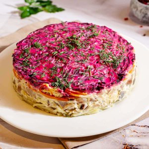 Салат Сельдь под шубой вес