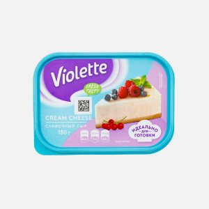 Сыр Виолетта творожный Сливочный 70% пл/ванна 180г