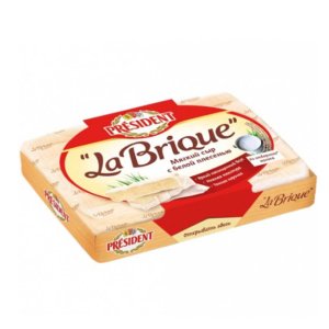 Сыр Президент Ля Брик с белой плесенью мягкий 45% к/к 200г