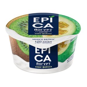 Йогурт Эпика киви/фейхоа 4.8% пл/ст 130г