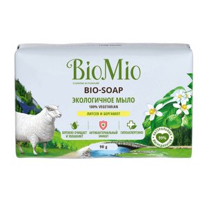 Мыло БиоМио туалетное Литсея/бергамот 90г