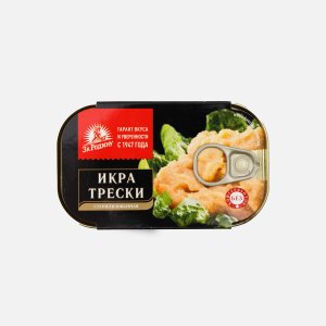 Икра трески За Родину стерилизованная ж/б/ключ 135г
