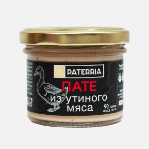 Пате Патеррия из утиного мяса с тремя видами перцев ст/б 90г