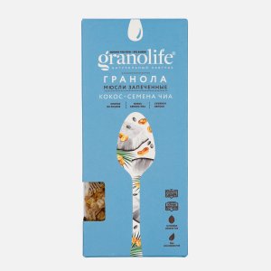 Гранола Гранолайф Кокос и семена чиа к/к 200г