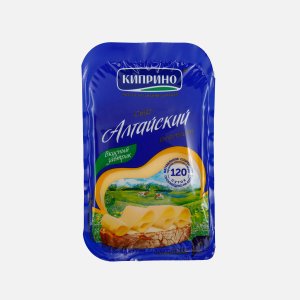 Сыр Киприно Алтайский слайсы 50% пл/уп 125г