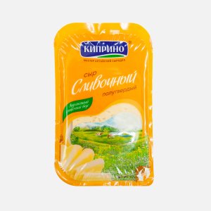 Сыр Киприно Сливочный слайсы 50% пл/уп 125г