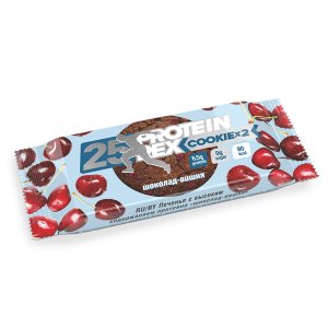 Печенье Протеин Рекс Шоколад/вишня с высоким содержанием протеина 2*25г