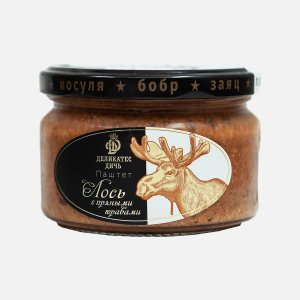 Паштет Деликатес Дичь из мяса лося с пряными травами ст/б 200г