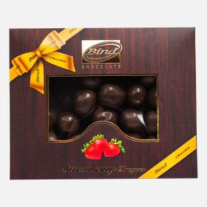 Конфеты Байнд Драже Клубника в шоколаде к/к 100г