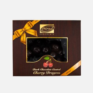 Конфеты Байнд Драже Вишня в темном шоколаде к/к 100г