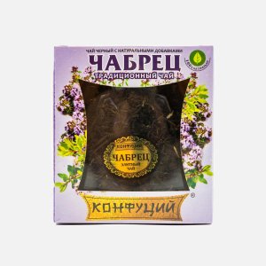 Чай Конфуций Чабрец/лепестки василька черный ст/б 55г