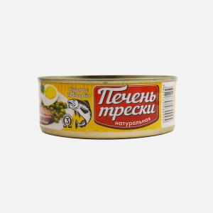 Печень трески Вкусные консервы натуральная ГОСТ ж/б/кл 230г