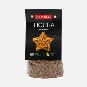 Полба Браволли янтарная 350г