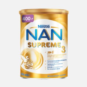Смесь Нан 3 Супрем для защиты от инфекций с 12мес ж/б 400г
