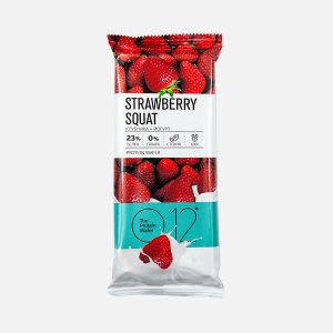 Батончик О12 Вафельный с белковой начинкой/вкус клубника-йогурт 50г