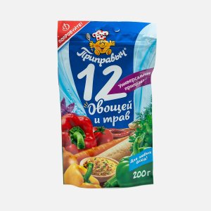 Приправа Приправыч Универсальная 12 овощей и трав 200г