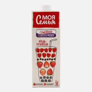Напиток Моя Семья сокосод фрук-ягод Ягода-Сочнягода т/п 0,95л