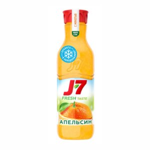 Сок J-7 Апельсин с мякотью пл/б 0,85л