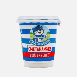 Сметана Простоквашино 25% пл/ст 300г