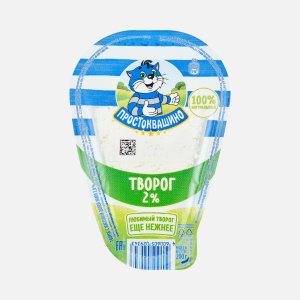 Творог Простоквашино 2% пл/уп 200г 