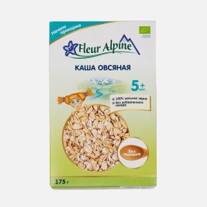 Каша Флер Альпин Органик Овсяная безмолоч с 5мес к/к 175г