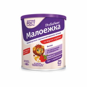 Продукт ПедиаШур Малоежка со вкусом клубники от 1года 400г
