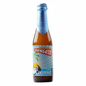 Напиток пивной Монгозо Кокос светлое нефильтрованное пастеризованное 3.6% ст/б 0,33л