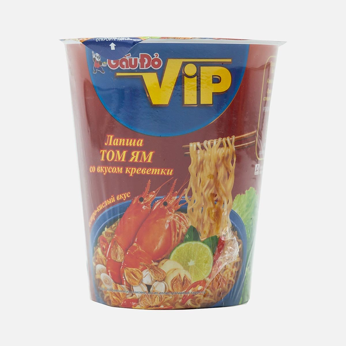 Лапша ГауДо б/п Том Ям со вкусом креветки 65г Лапша ГауДо б/п Том Ям со вкусом креветки 65г