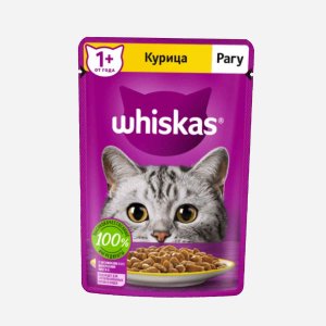 Корм Вискас Курица рагу пауч 75г